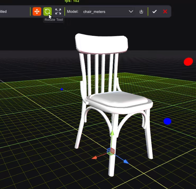 Move and rotate with manipulator